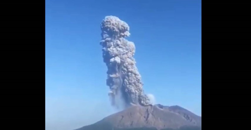 VIDEO Eruptirao Sakurajima, jedan od najaktivnijih japanskih vulkana